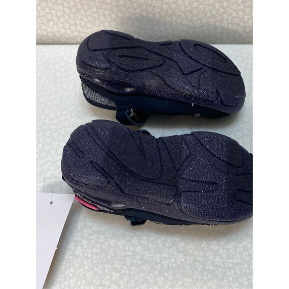 OSHKOSH B’GOSH Girl’s 4T Fawn Ever Play Mary Jane Navy Shoes - Picture 5 of 7